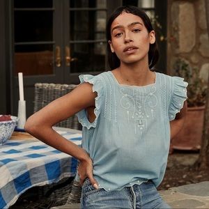 NWT DÔEN Auden Top - Hyacinth